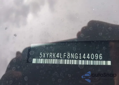 2022 Kia Sorento Sx from USA, damaged, VIN 5XYRK4LF8NG144096